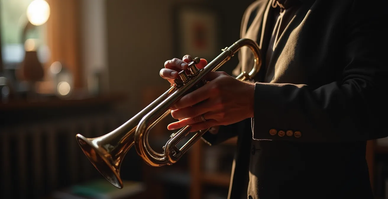 Portrait symbolique d'un artiste en posture de liberté créatrice